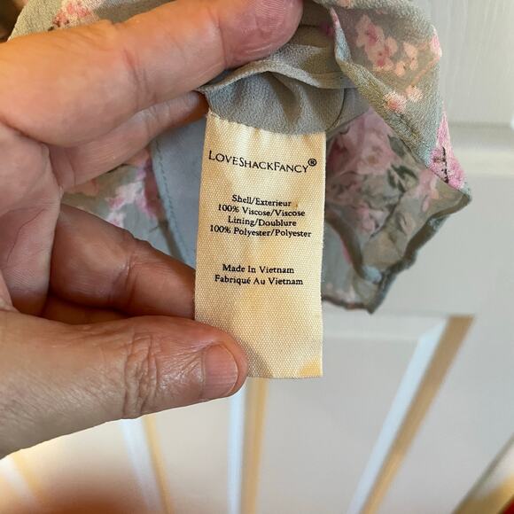 LoveShackFancy Popover Floral Mini Dress - Picture 15 of 16